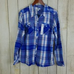 NWT Croft & Barrow classic button down plaid